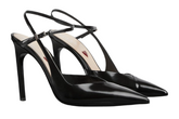 Gucci Alma Love Leather Slingback heels